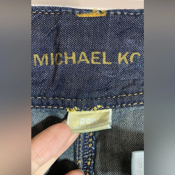 NWT MICHAEL Michael Kors Indigo Jeans Size 24W - Picture 3 of 7